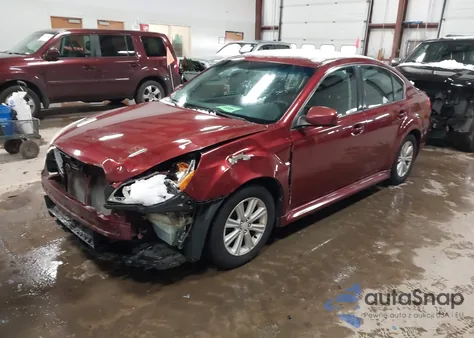2010 Subaru Legacy 2.5I Premium from USA, damaged, VIN 4S3BMCG66A3234569